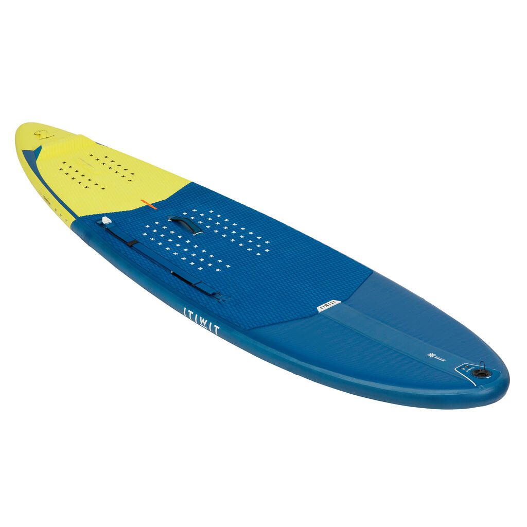 INFLATABLE STAND-UP PADDLEBOARD SURFING LONGBOARD 500 10’ 140 L BLUE