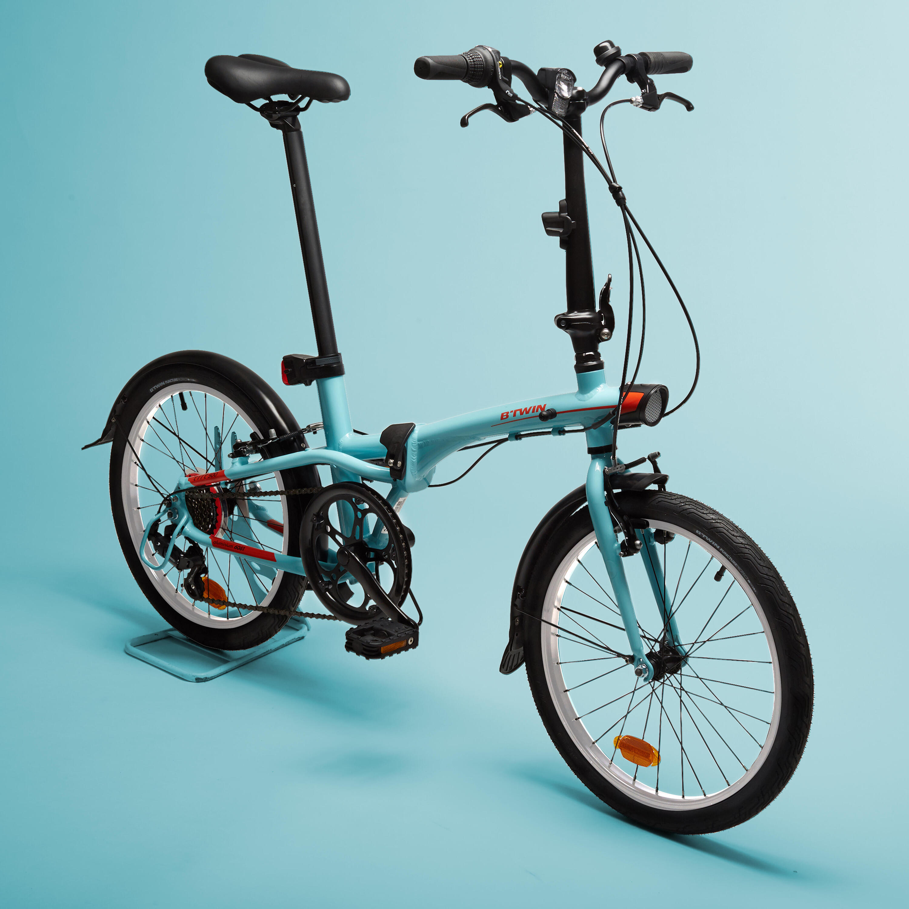 Folding Bike Tilt 500 - Light Blue 3/14