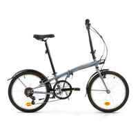 Tilt 120 folding bike - grey