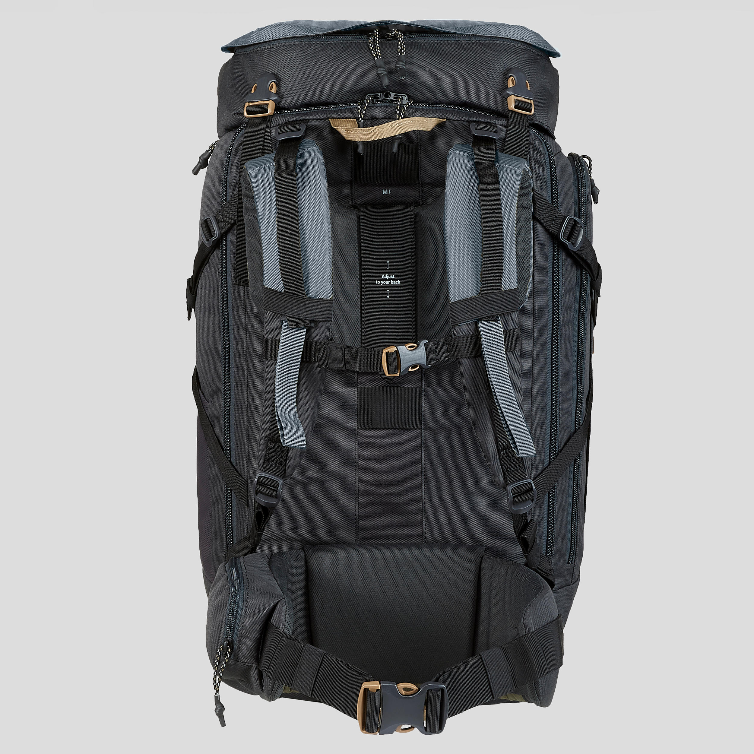 Zaino trekking TRAVEL100 | 60 litri FORCLAZ | DECATHLON
