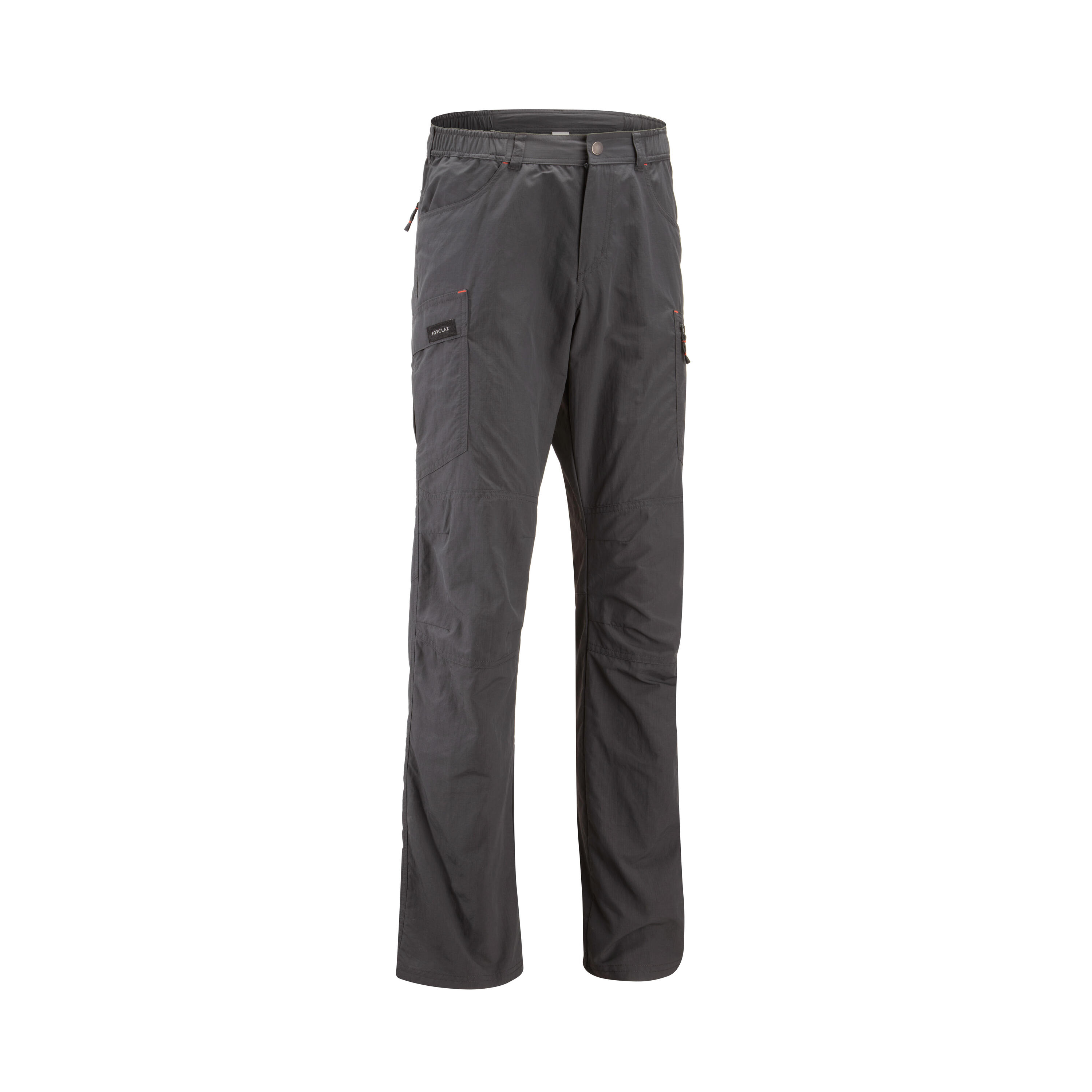 Men’s hiking trousers Trek 100 - Grey 13/14