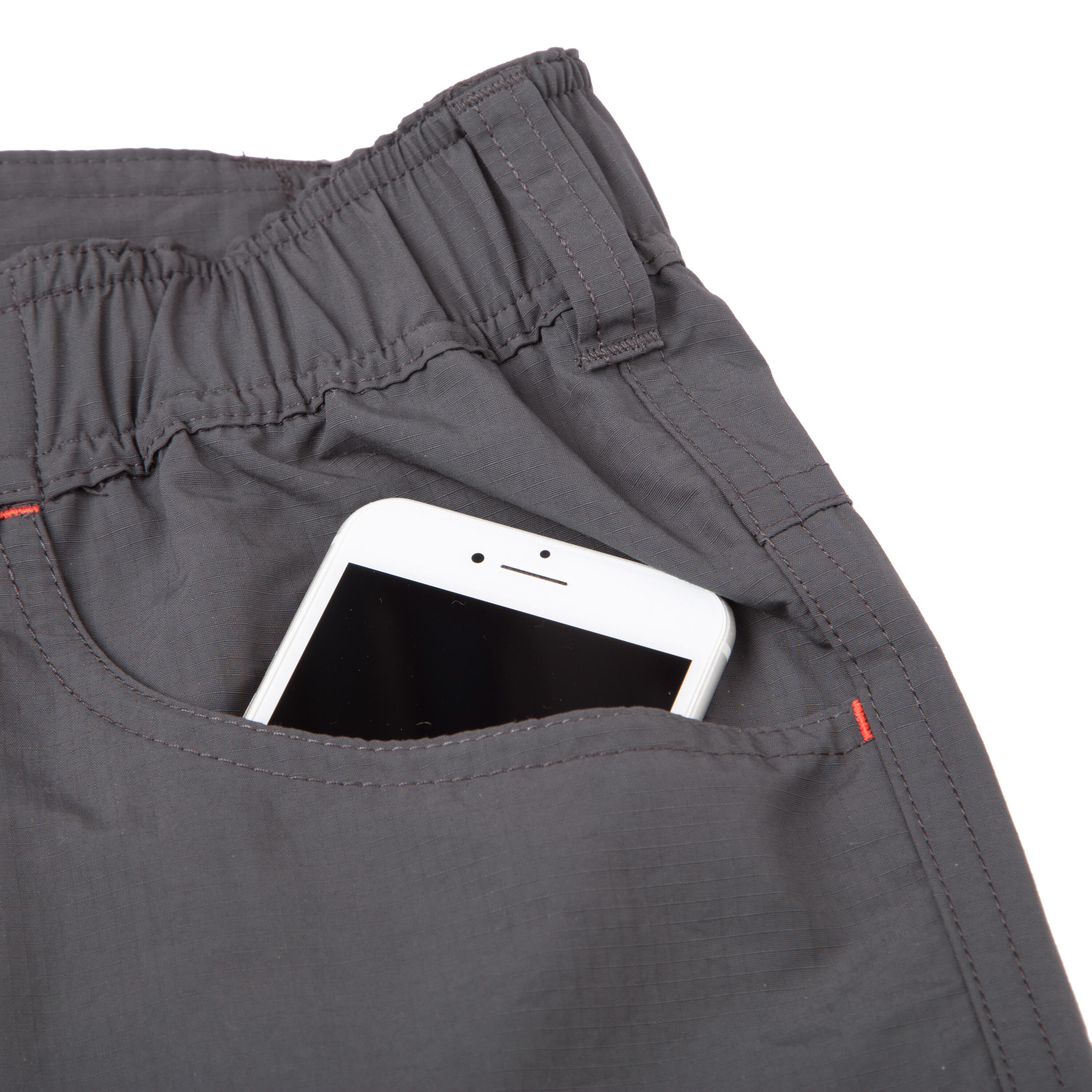Men’s hiking trousers Trek 100 - Grey 9/14