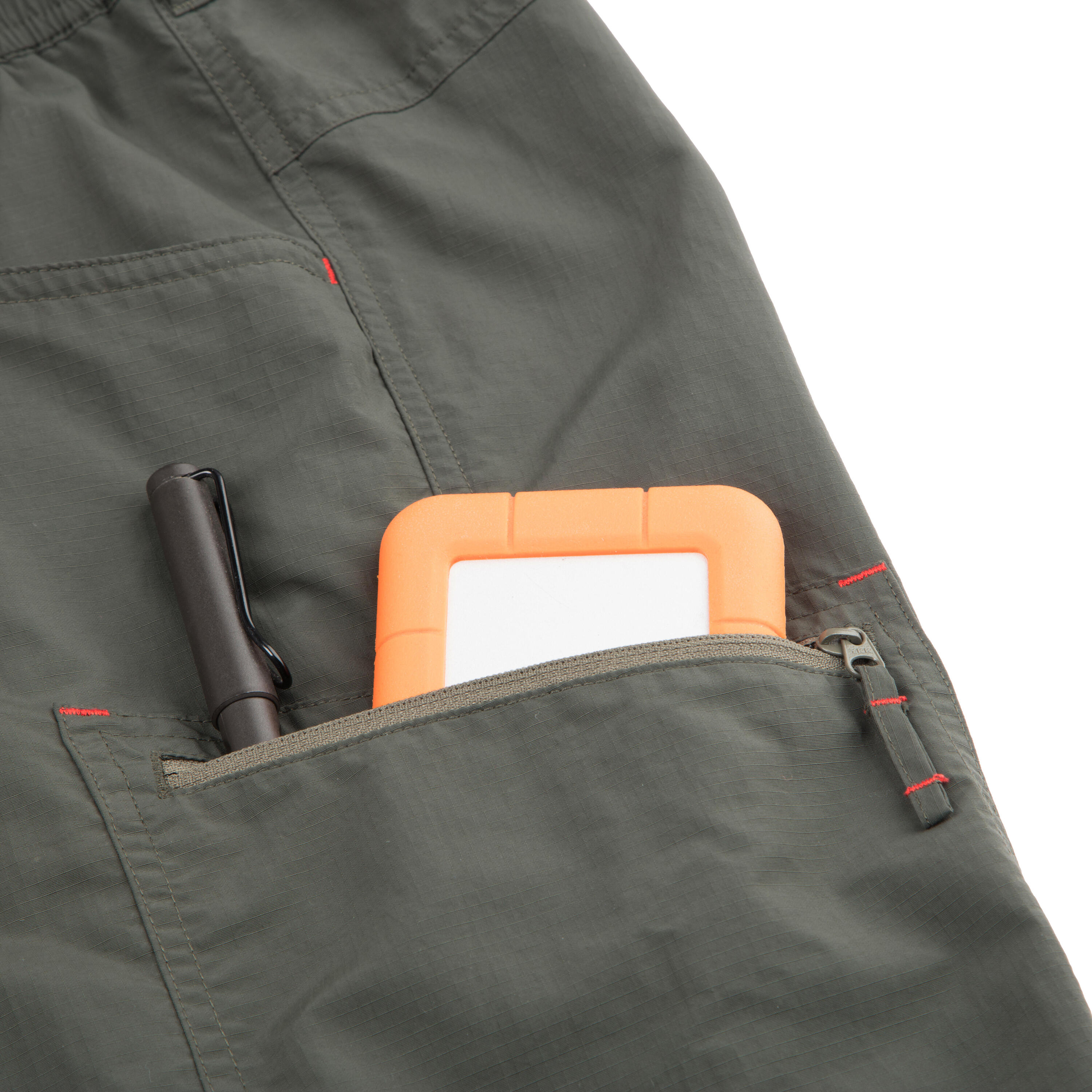 Men’s hiking trousers Trek 100 - Green 6/14