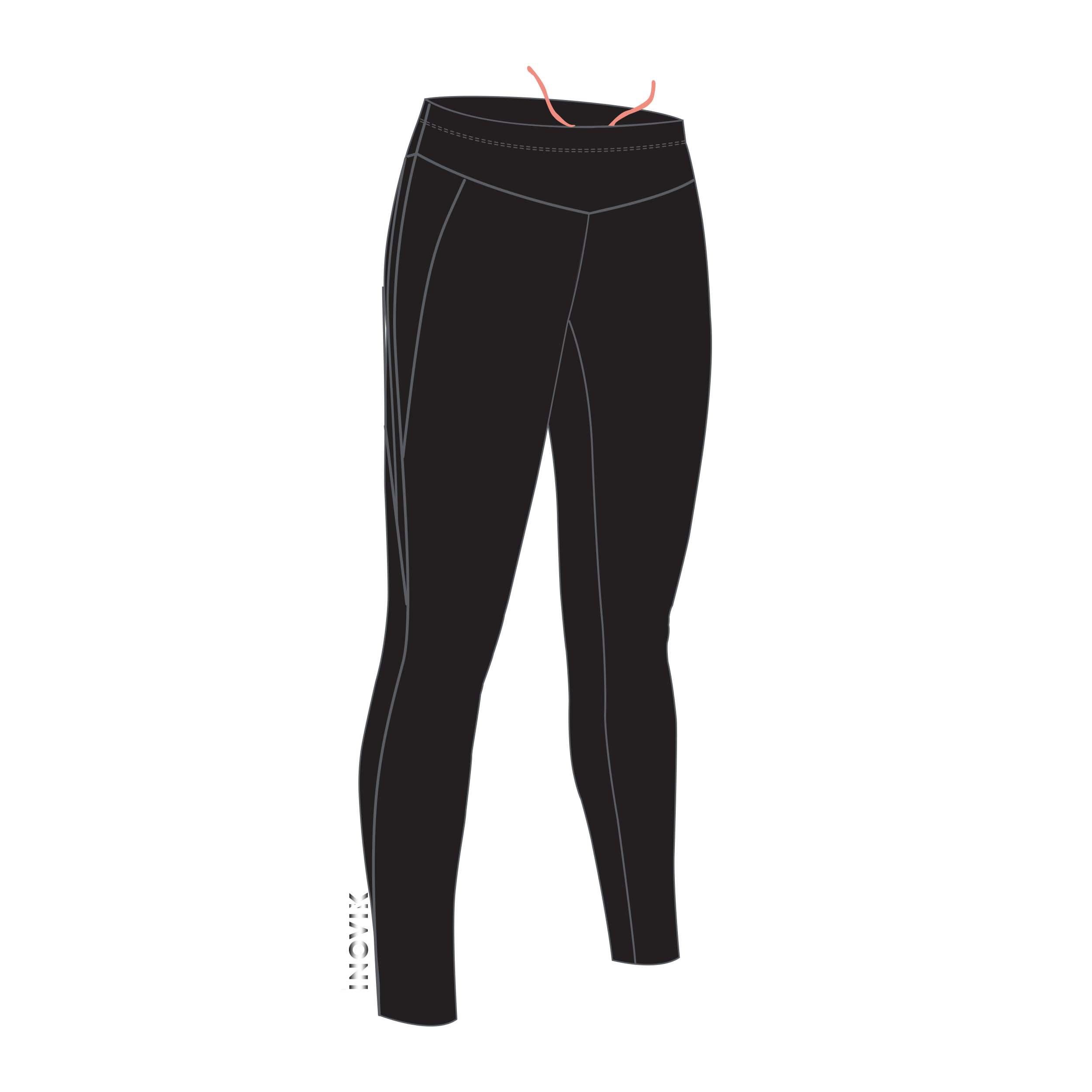 Legginsy termoaktywne do narciarstwa biegowego damskie Inovik XC S 100 9/15