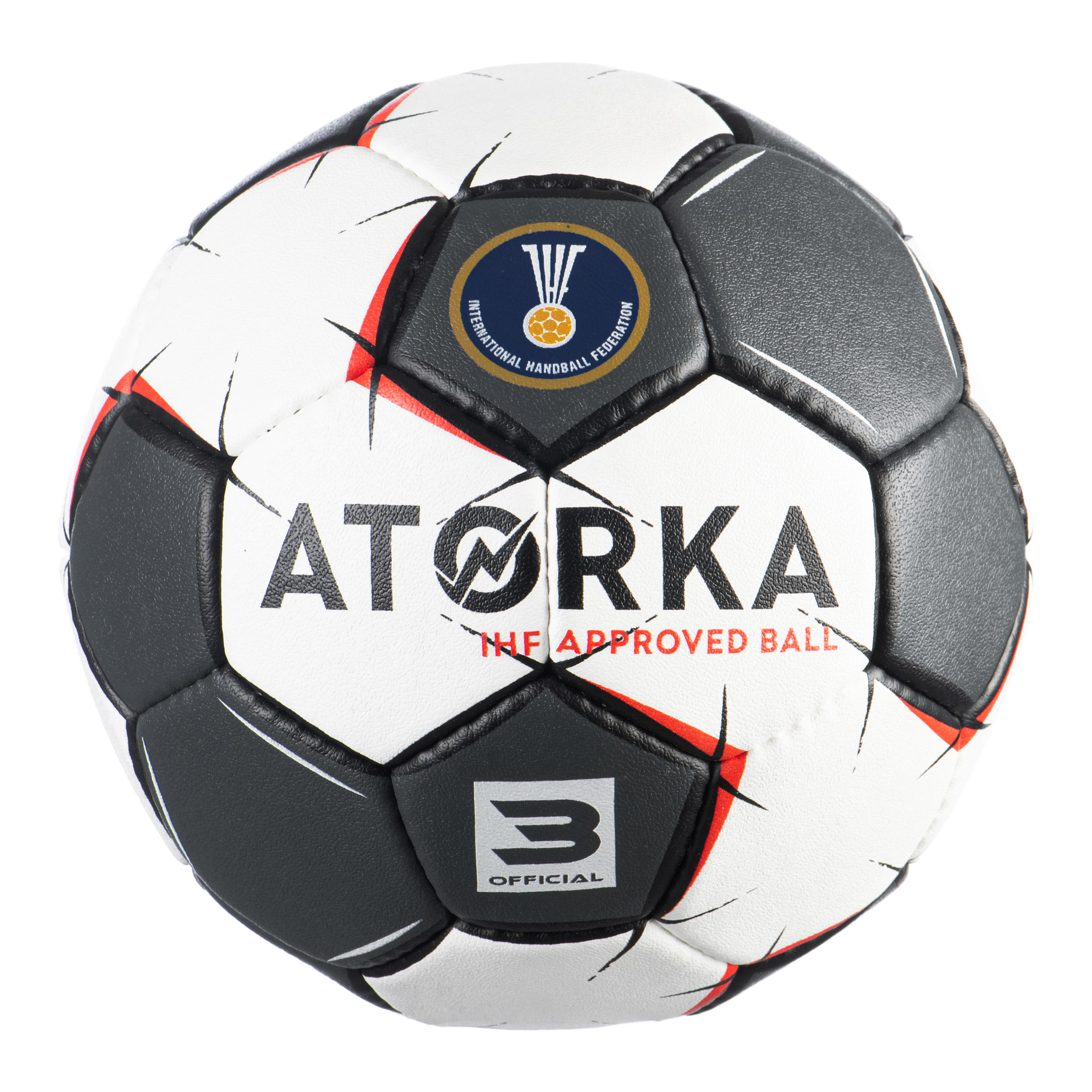 Minge Handbal H900 Mărimea 3 Gri/Alb Bărbați ATORKA imagine 2022
