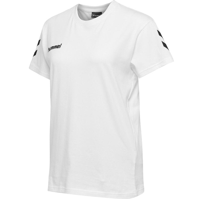 Maillot de handball coton MC femme blanc