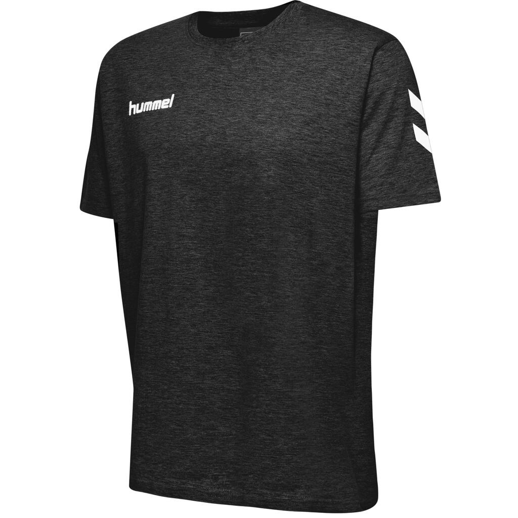 Handballshirt Kurzarm Baumwolle Herren schwarz