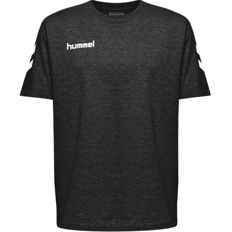 Handballshirt Kurzarm Baumwolle Herren schwarz