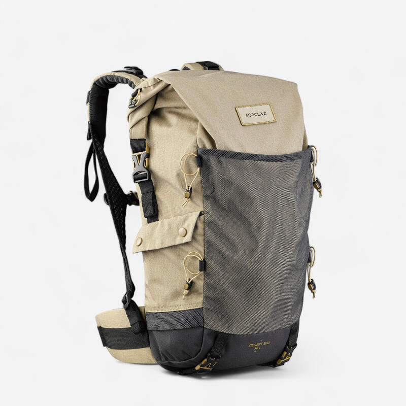 FORCLAZ Çölde Trekking Havalandırmalı Kum Tutmayan Sırt Çantası - 30L - Bej - Desert 900 FORCLAZ Çölde Trekking Havalandırmalı Kum Tutmayan Sırt Çantası - 30L - Bej - Desert 900