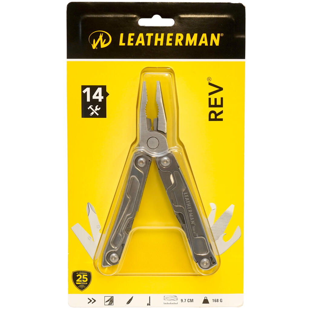 14-funkcijske večnamenske klešče LEATHERMAN REV