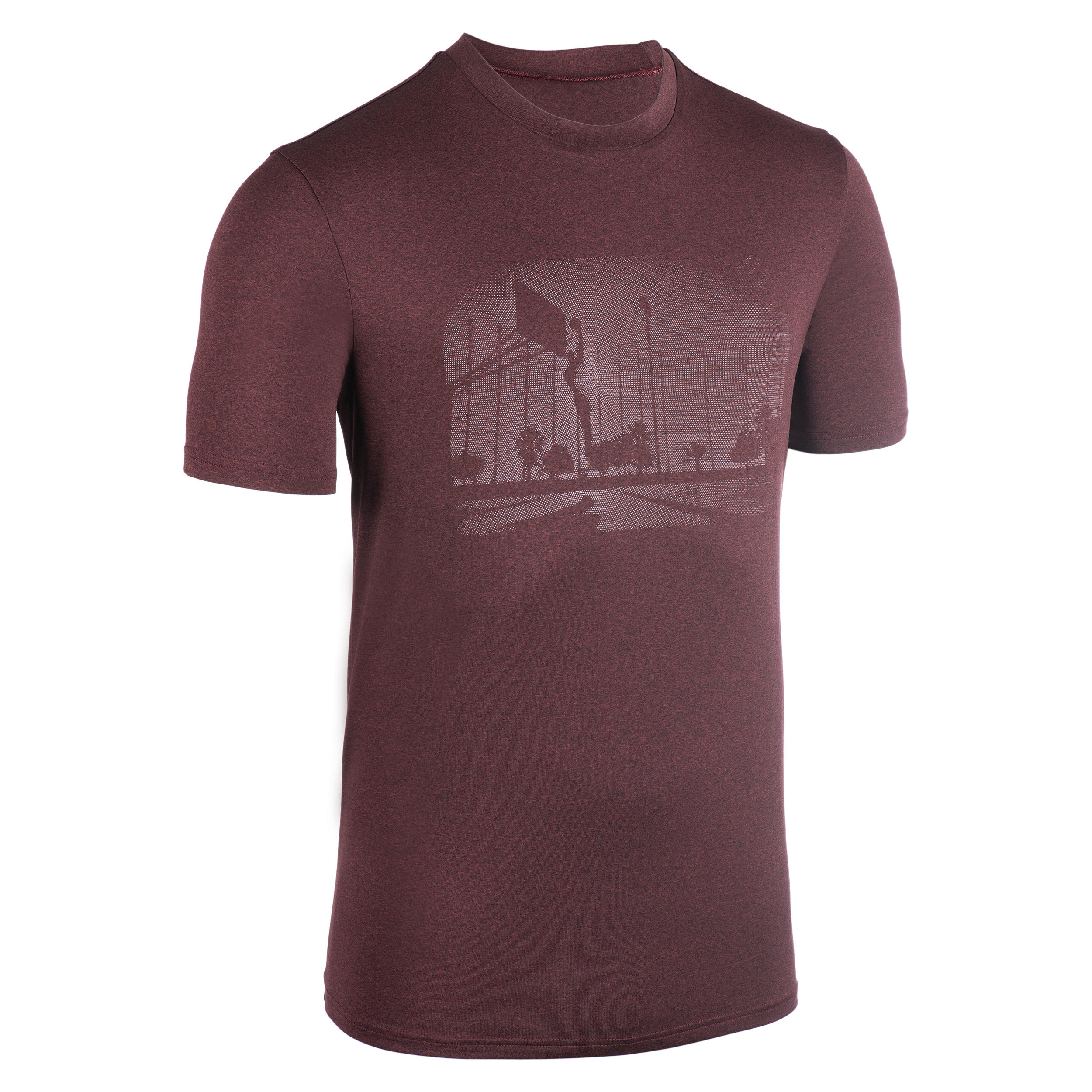 men's burgundy t shirt outfit