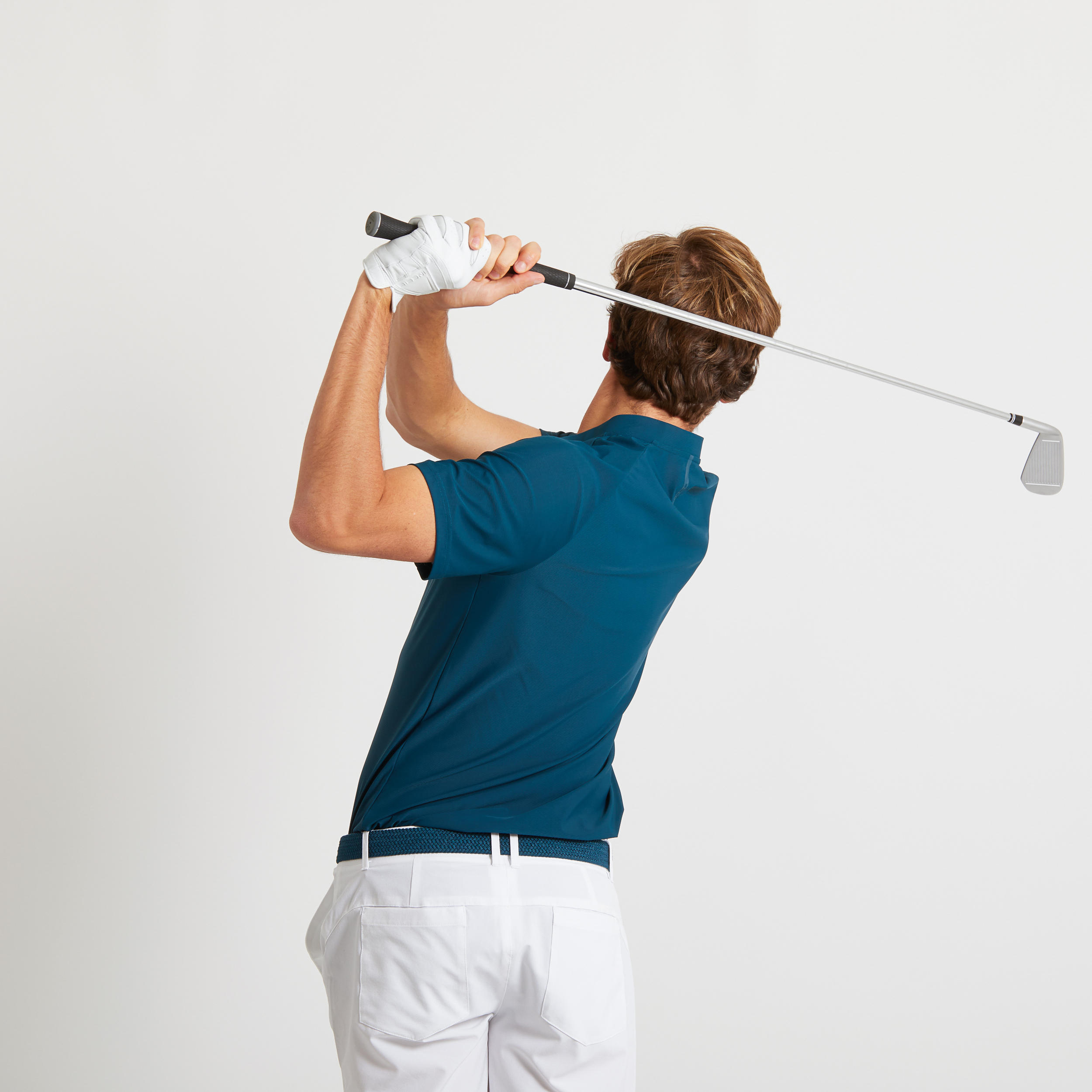 Men's golf short-sleeved polo shirt WW900 petrol 5/7