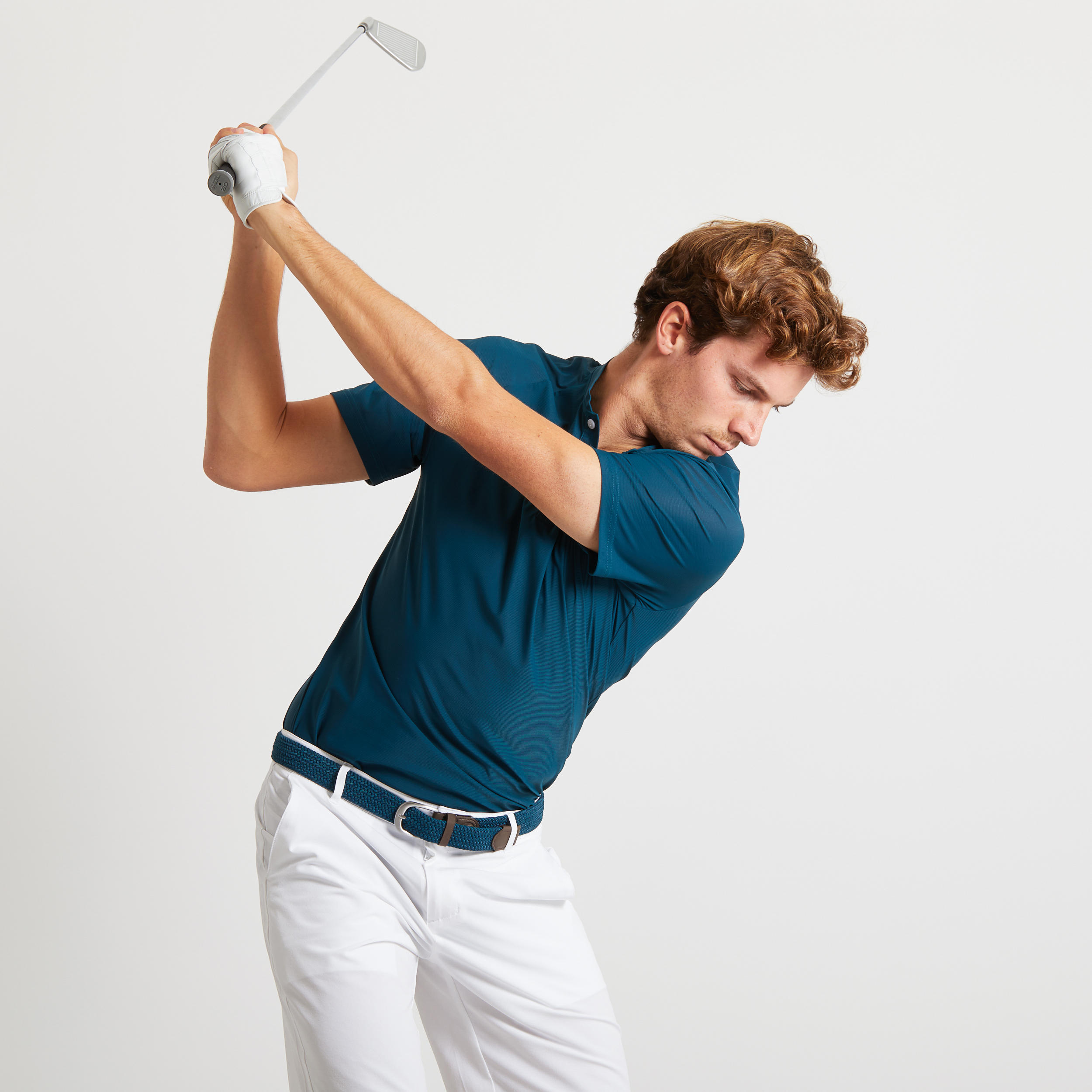 Men's golf short-sleeved polo shirt WW900 petrol 4/7