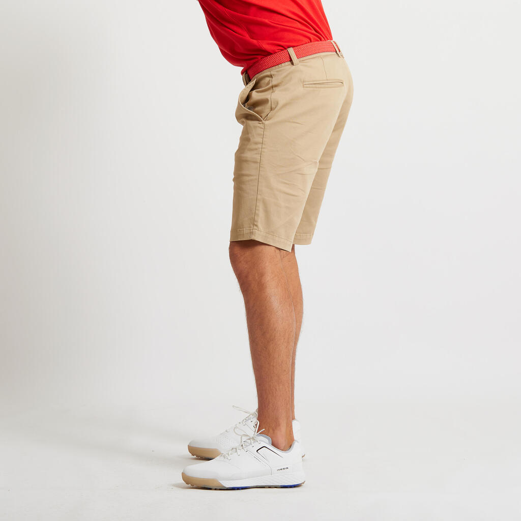 Men's golf short-sleeved polo shirt MW500 red