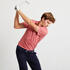 Men Golf Polo T-Shirt 500 Old Pink