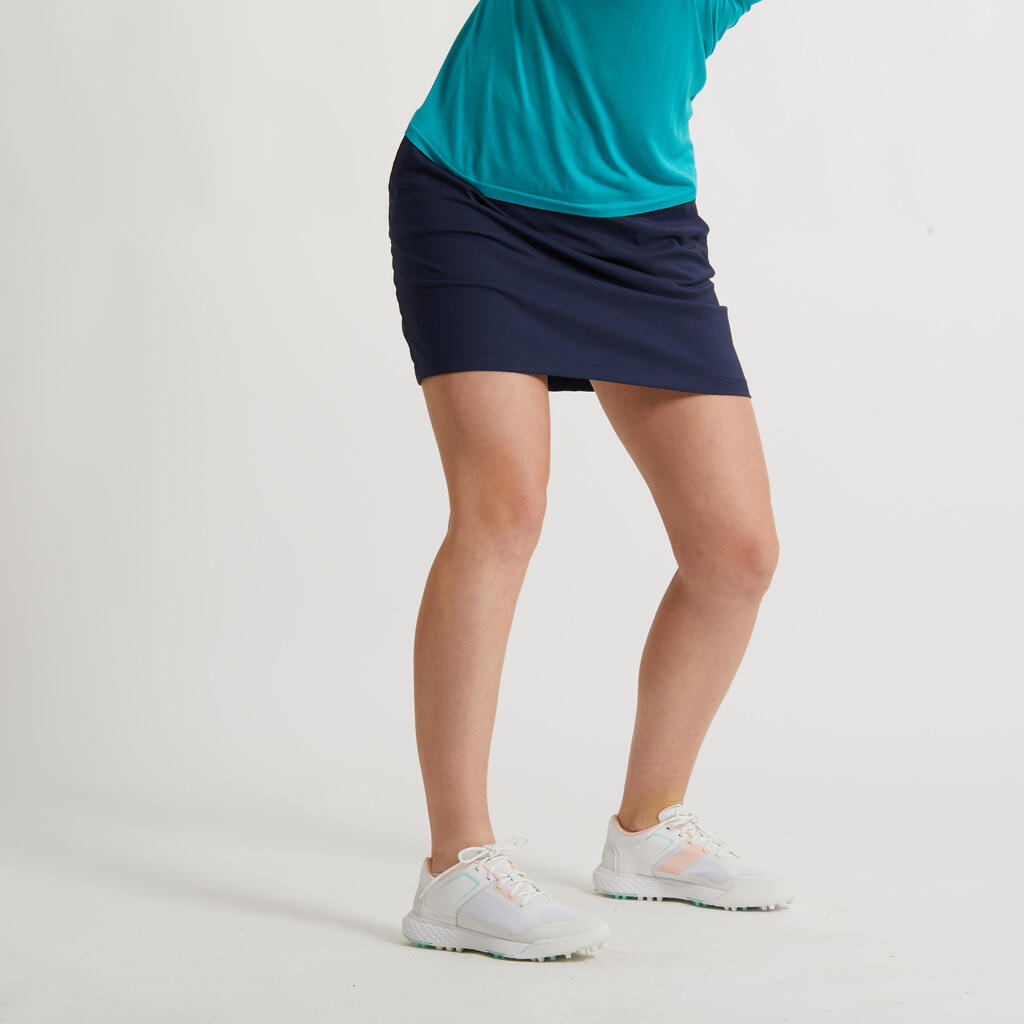 Golf Skort Warmes Wetter Damen marineblau