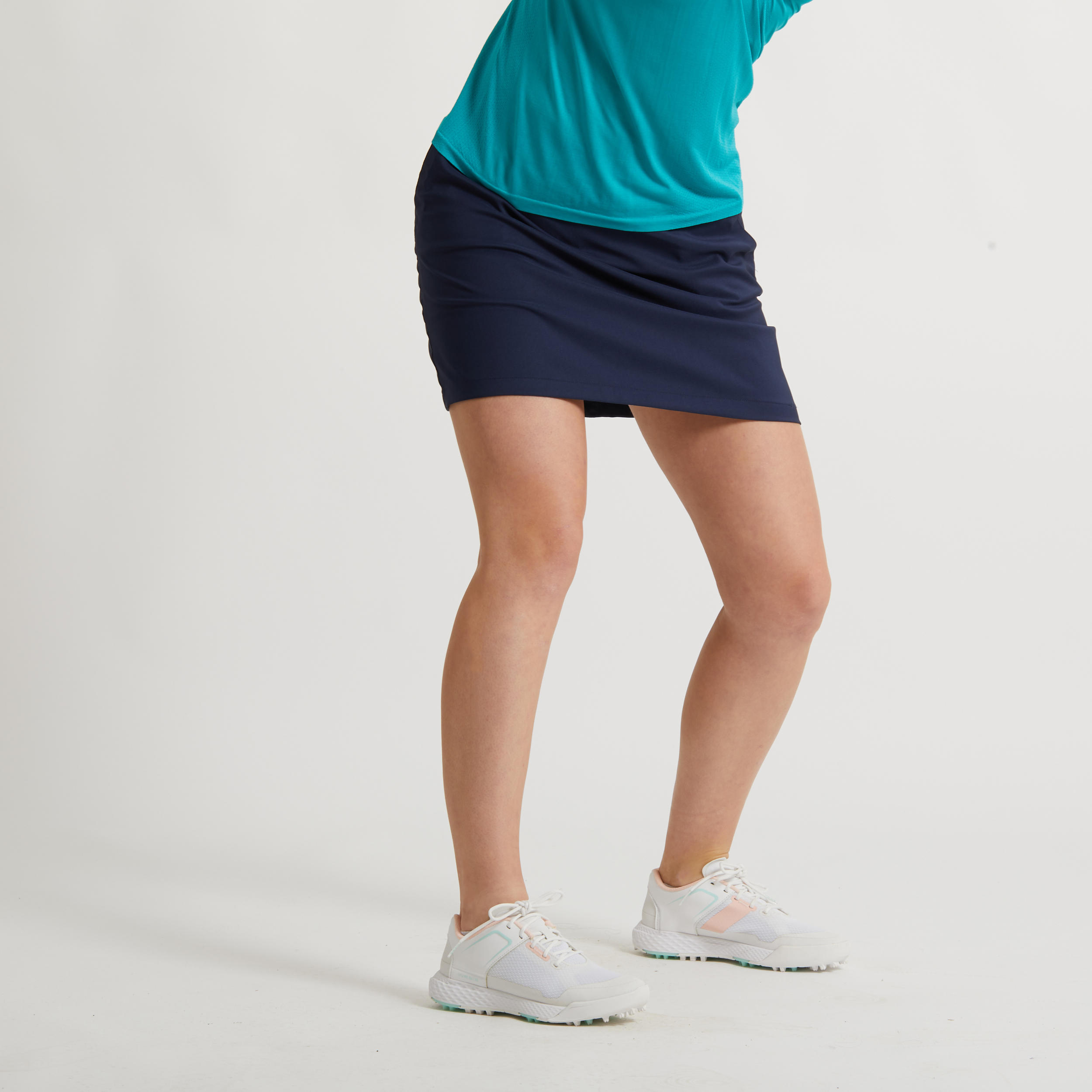 NAVY BLUE WOMEN'S WARM WEATHER GOLF SKORTS 3/5