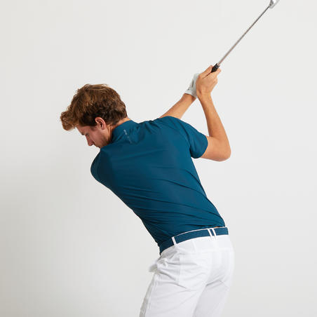 Men's golf short-sleeved polo shirt WW900 petrol