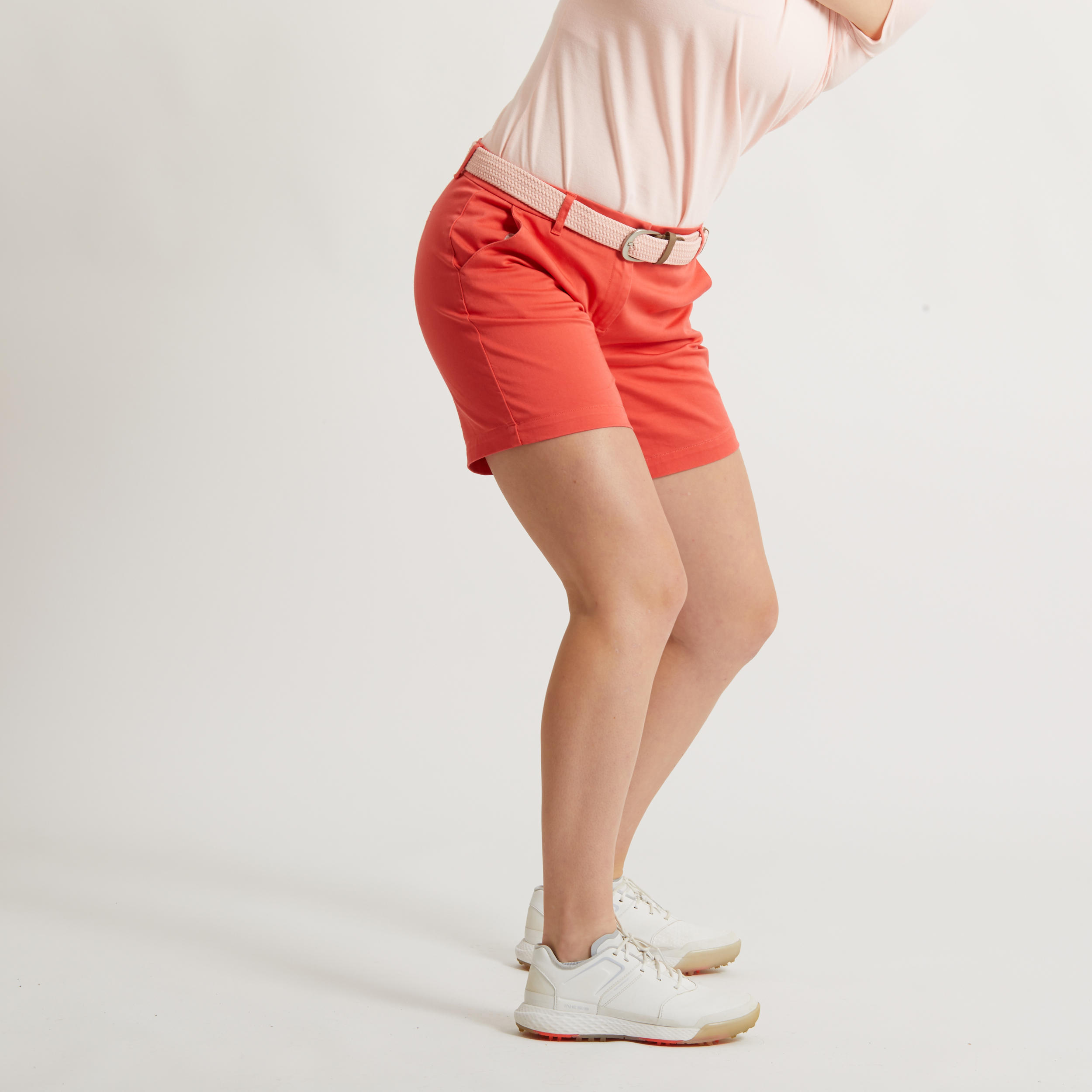 BERMUDA DE GOLF FEMME ROSE FRAISE 4/6