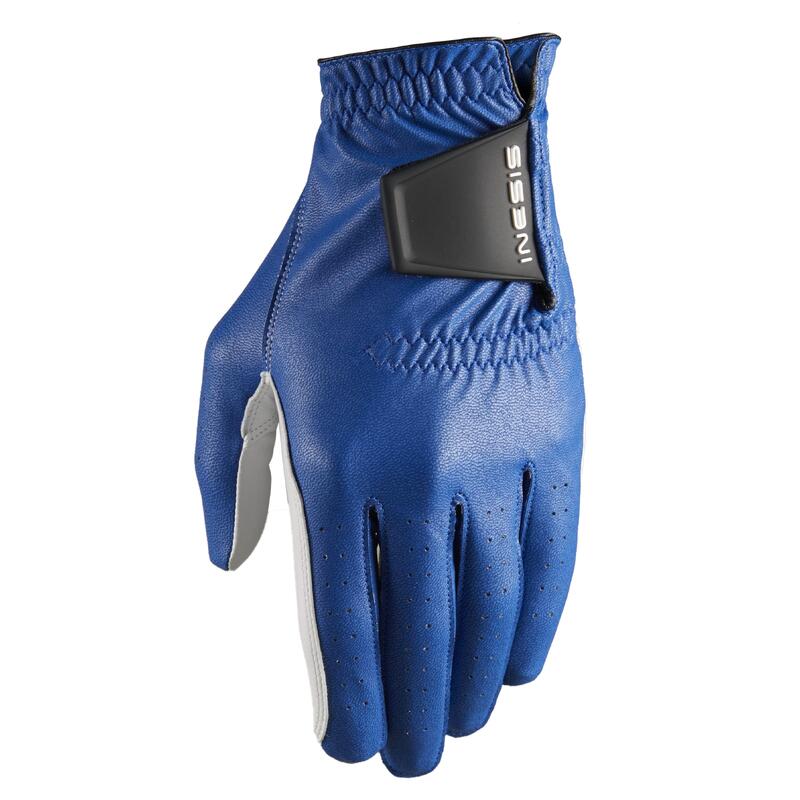 Handschoen voor heren soft rechtshandig indigoblauw