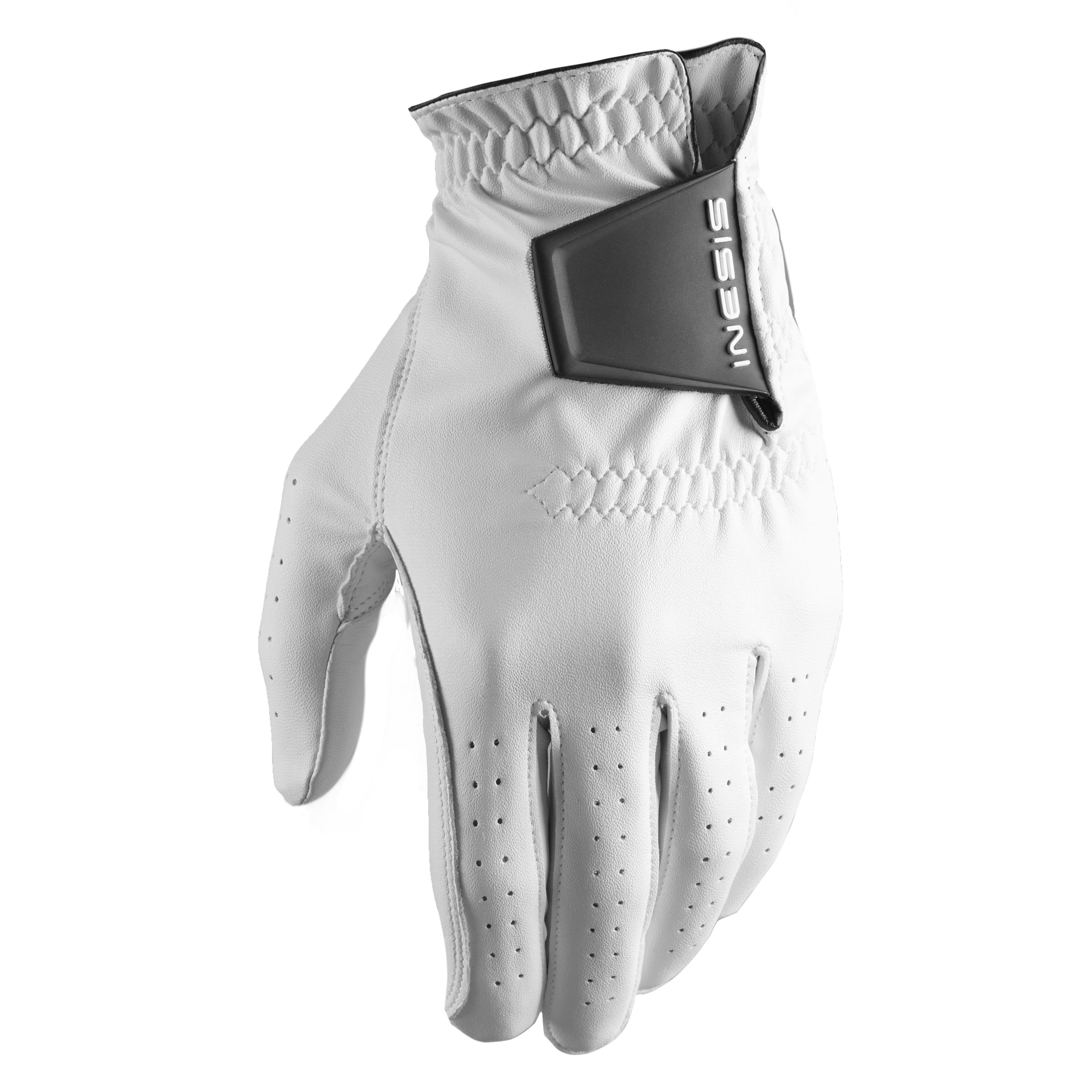 MEN'S GOLF GLOVE RIGHT HANDED 500 WHITE