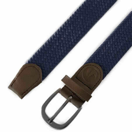 Navy blue adult stretchy golf belt size 1