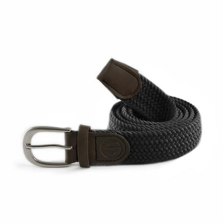 Black Adult Golf Size 1 Stretchy Belt
