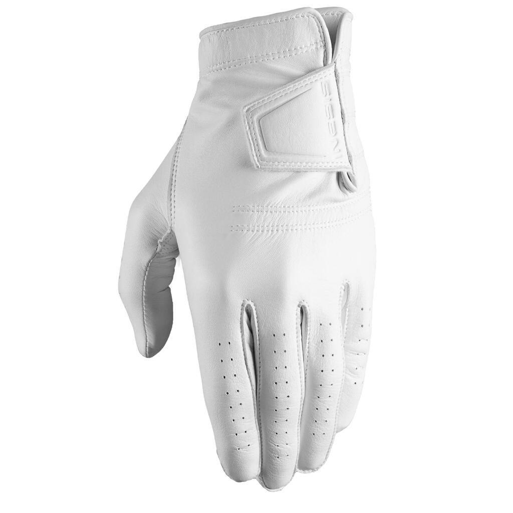 Men's golf glove cabretta right handed - 900 white