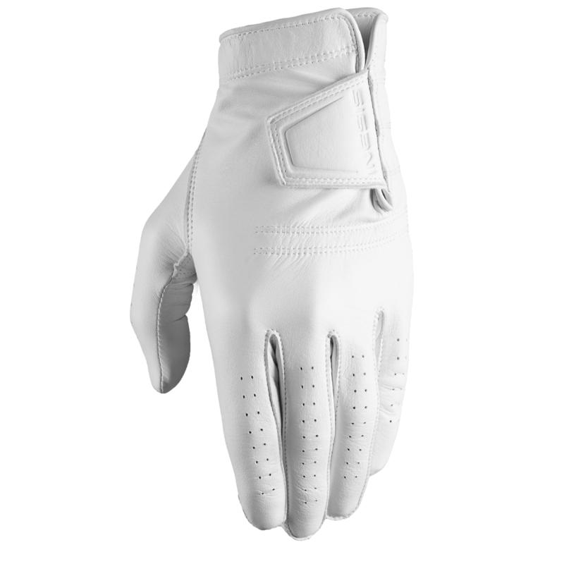 MEN'S GOLF GLOVE CABRETTA RIGHT HANDED 900 WHITE Decathlon