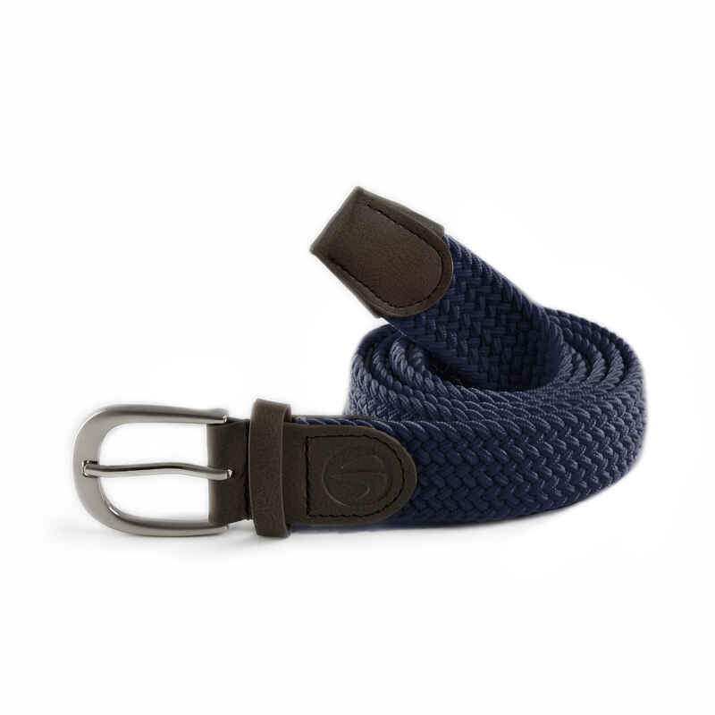 Navy blue adult stretchy golf belt size 1