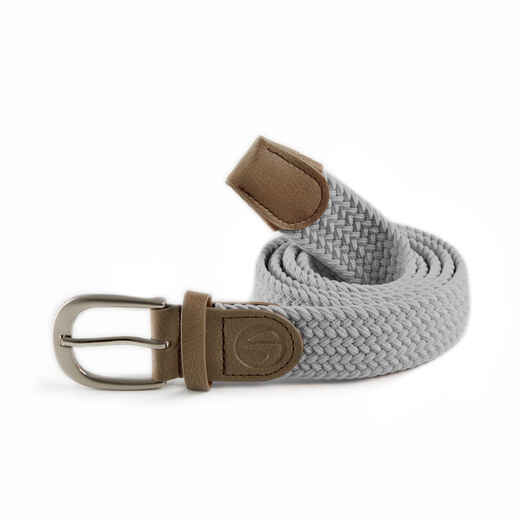 
      Grey adult size 2 stretchy golf belt
  