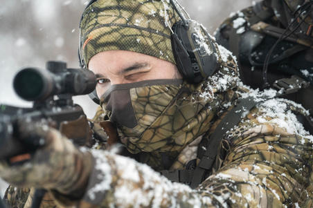 Куртка тепла 900 для полювання, водонепроникна, безшумна - Камуфляж Furtiv
