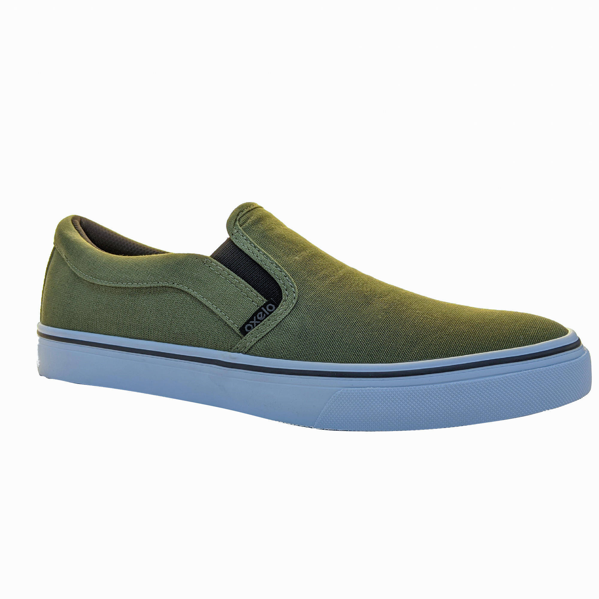Slipon Skateboarding Canvas shoe- Khaki -  1