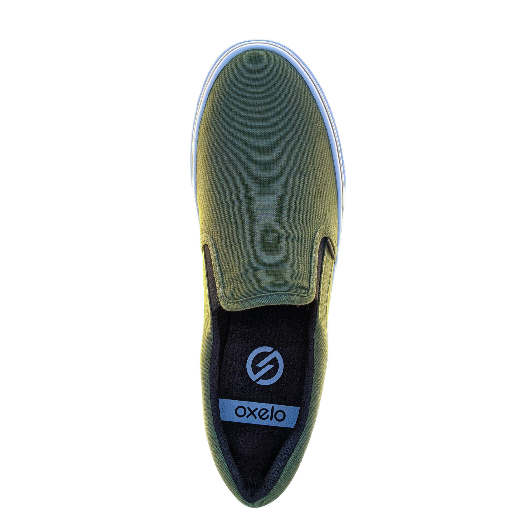 Slipon Skateboarding Canvas shoe- Khaki -  4