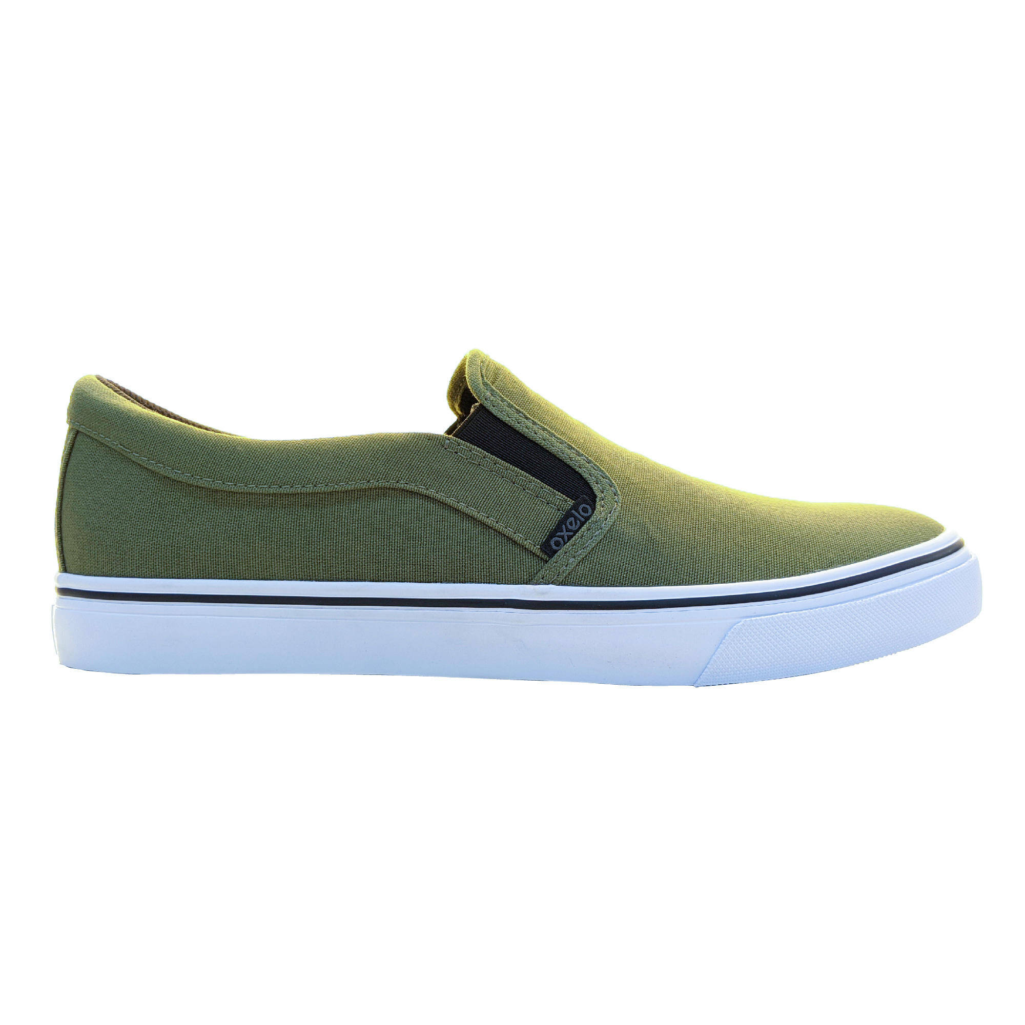 Slipon Skateboarding Canvas shoe- Khaki -  3