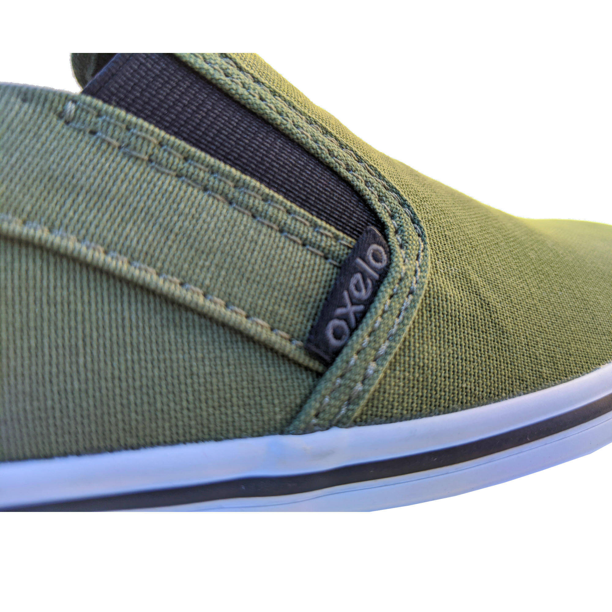Slipon Skateboarding Canvas shoe- Khaki -  5