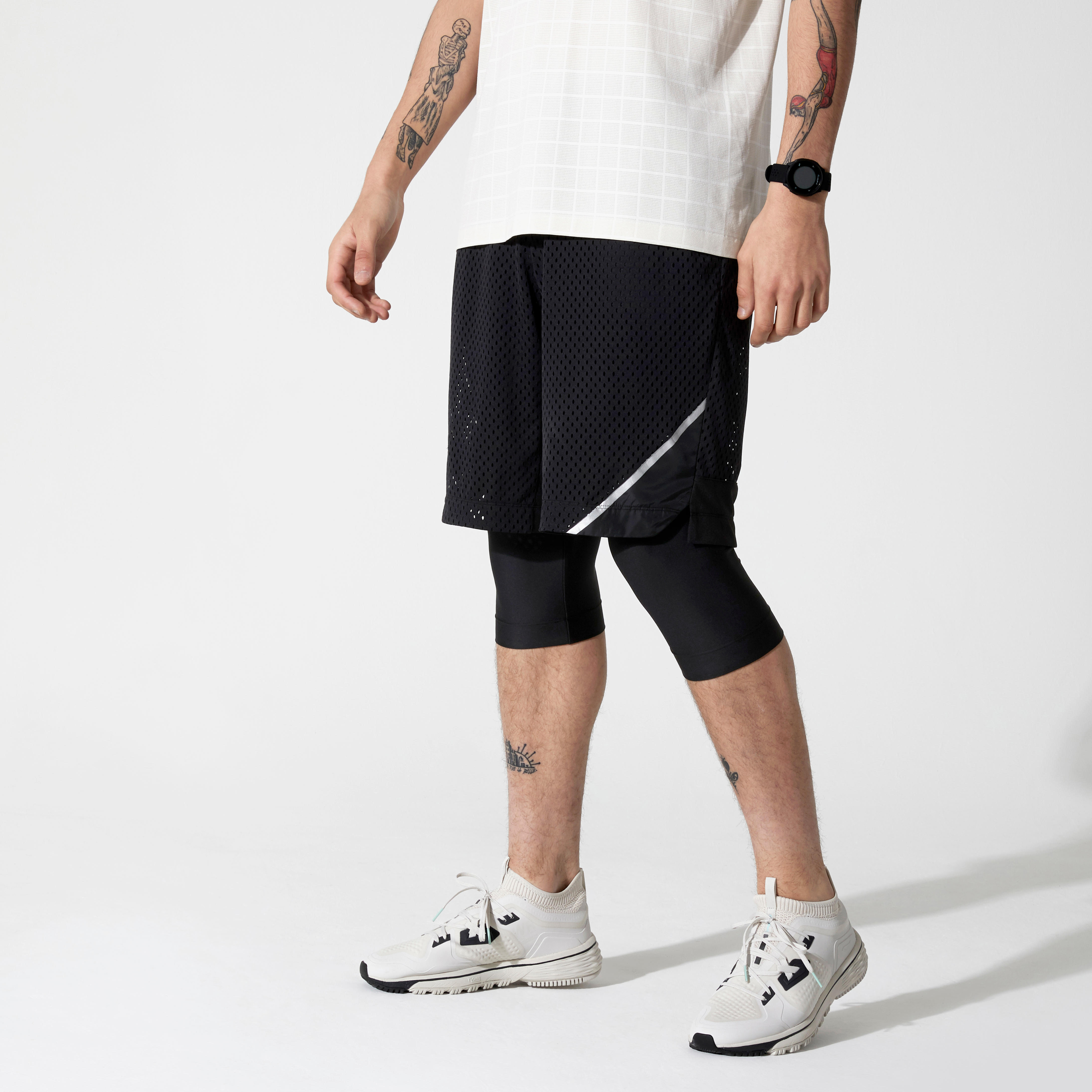 shorts 2 in 1 mens