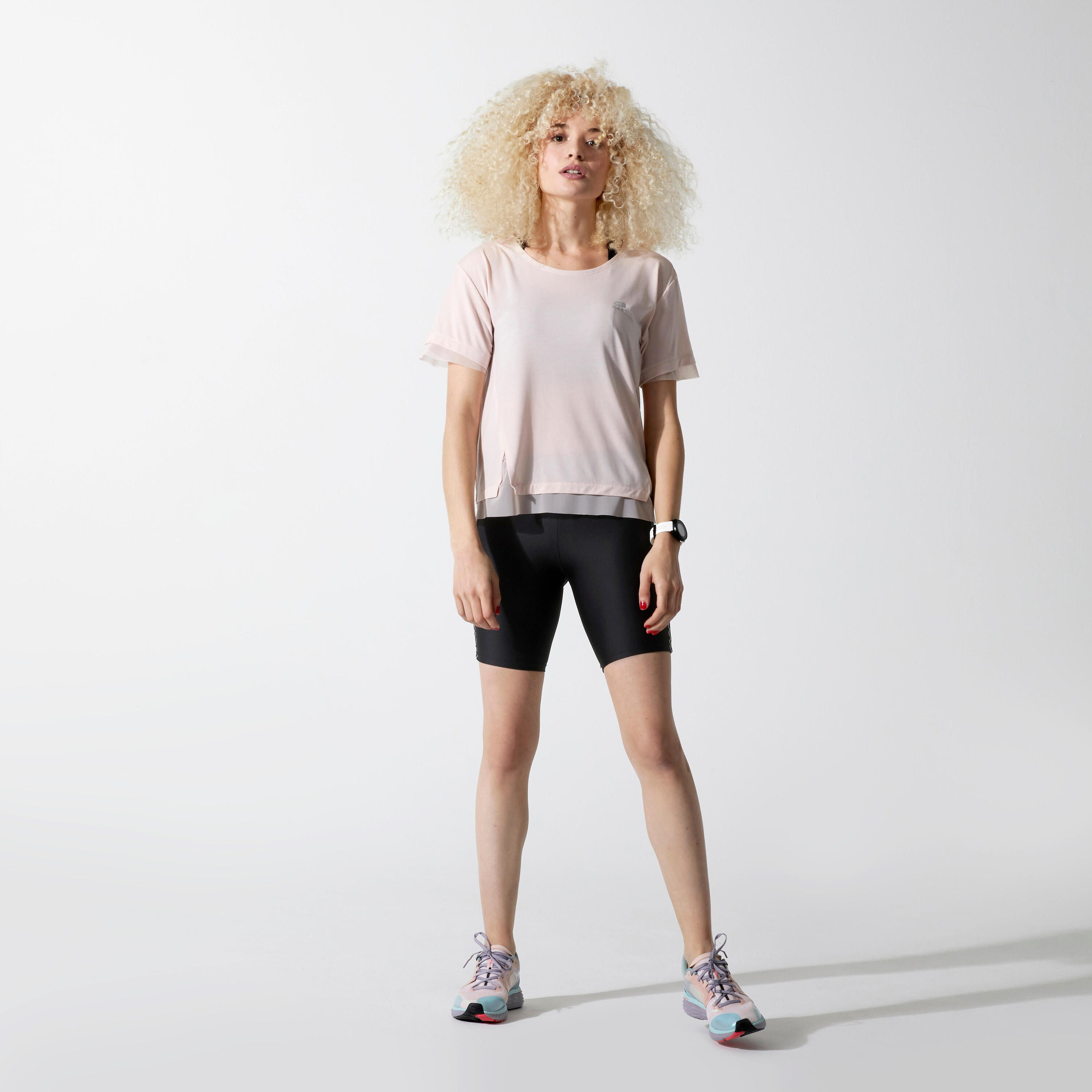 Feel Women's Running Breathable Short-Sleeved T-shirt - pink 30/56