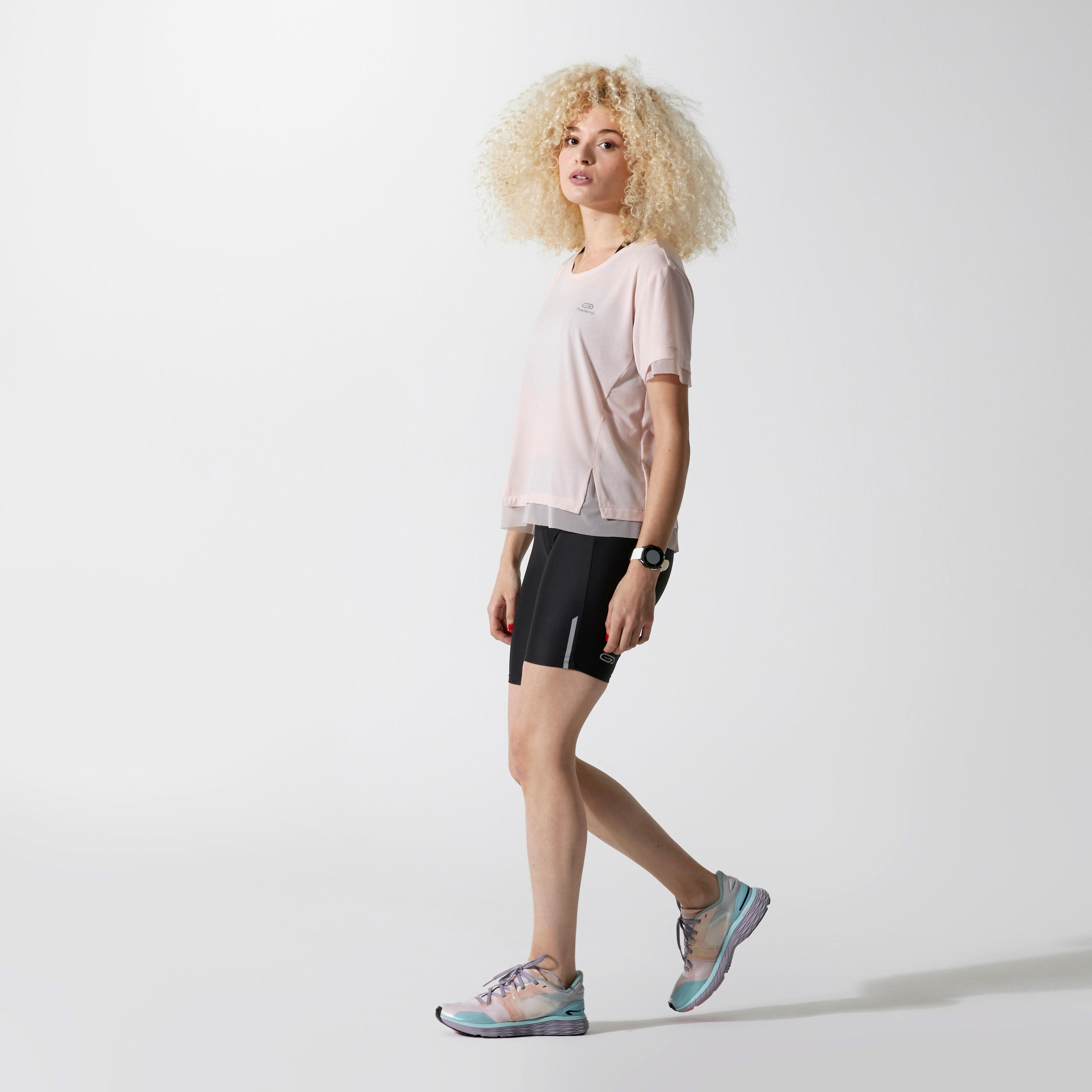 Feel Women's Running Breathable Short-Sleeved T-shirt - pink 29/56