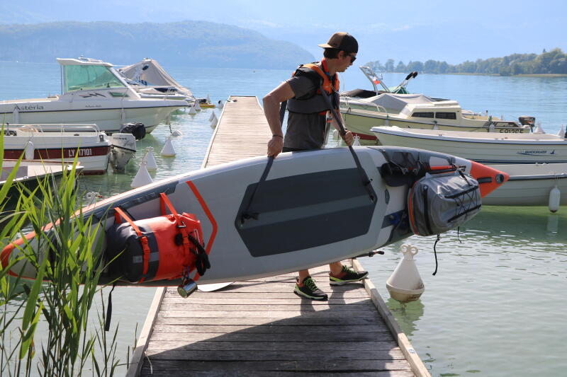 Plecak na Stand Up Paddle Itiwit 120/40 L szczelny IPX7 wielofunkcyjny