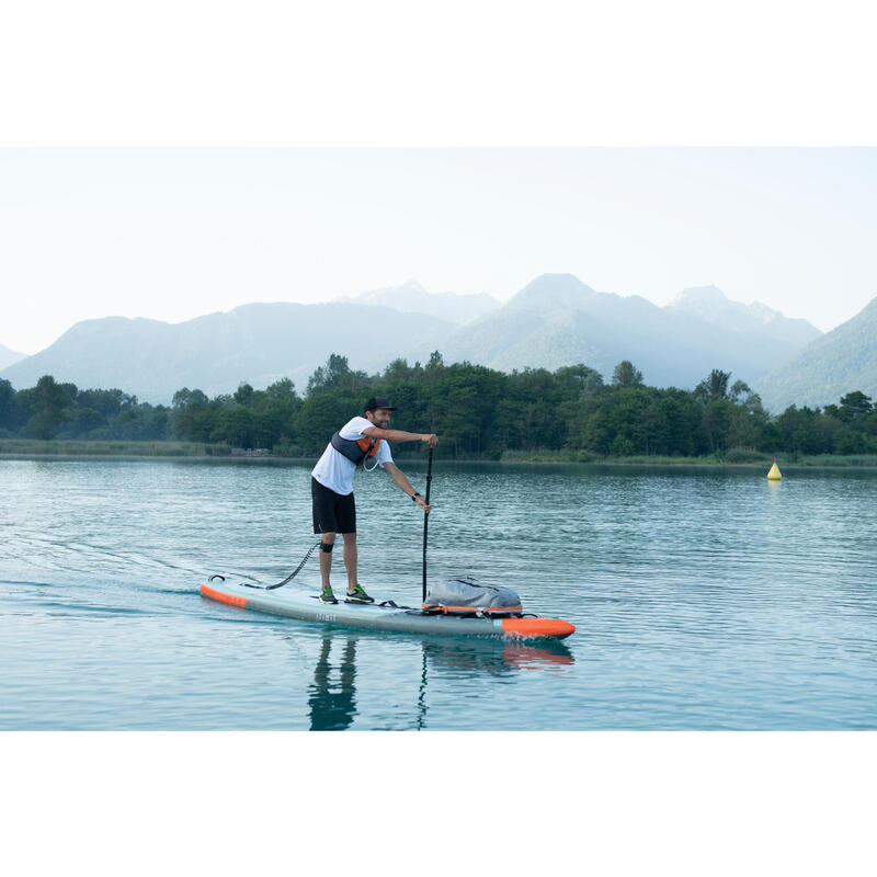 Tabla de Paddle Surf Hinchable de Travesía X500 Itiwit Verde 396x79x15cm