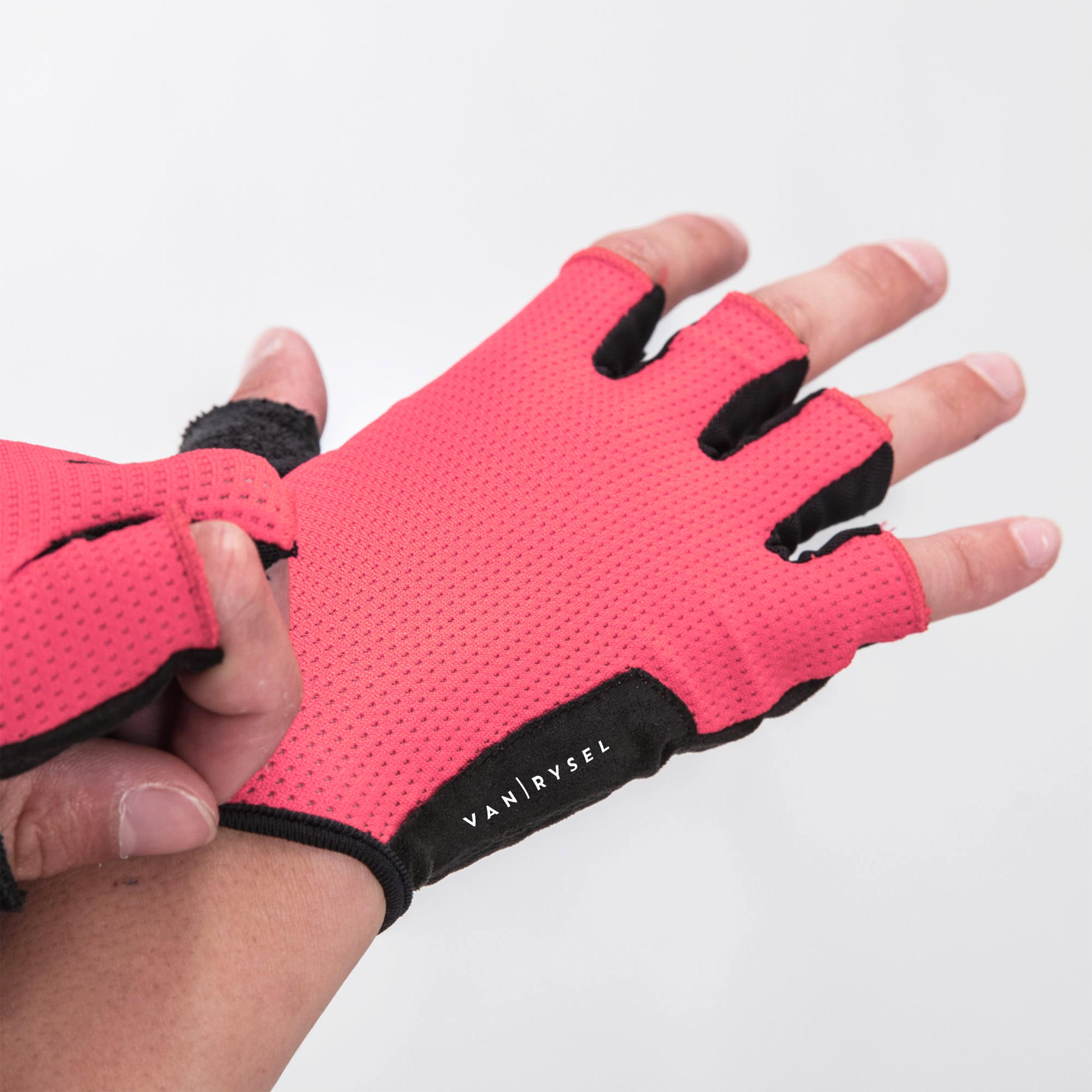 pink cycling gear