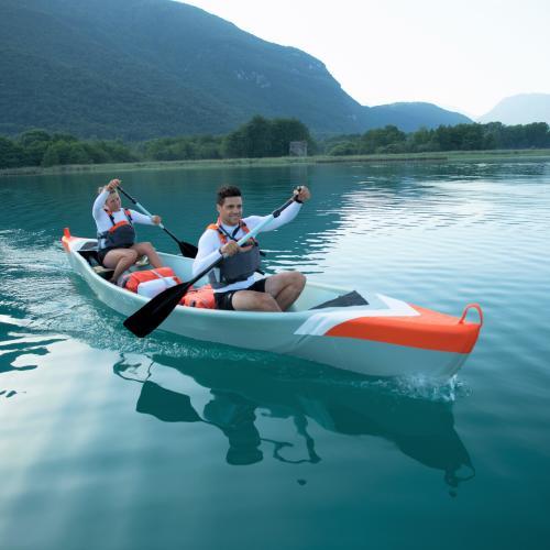 canoe kayak gonflable rapide glisse sur l'eau