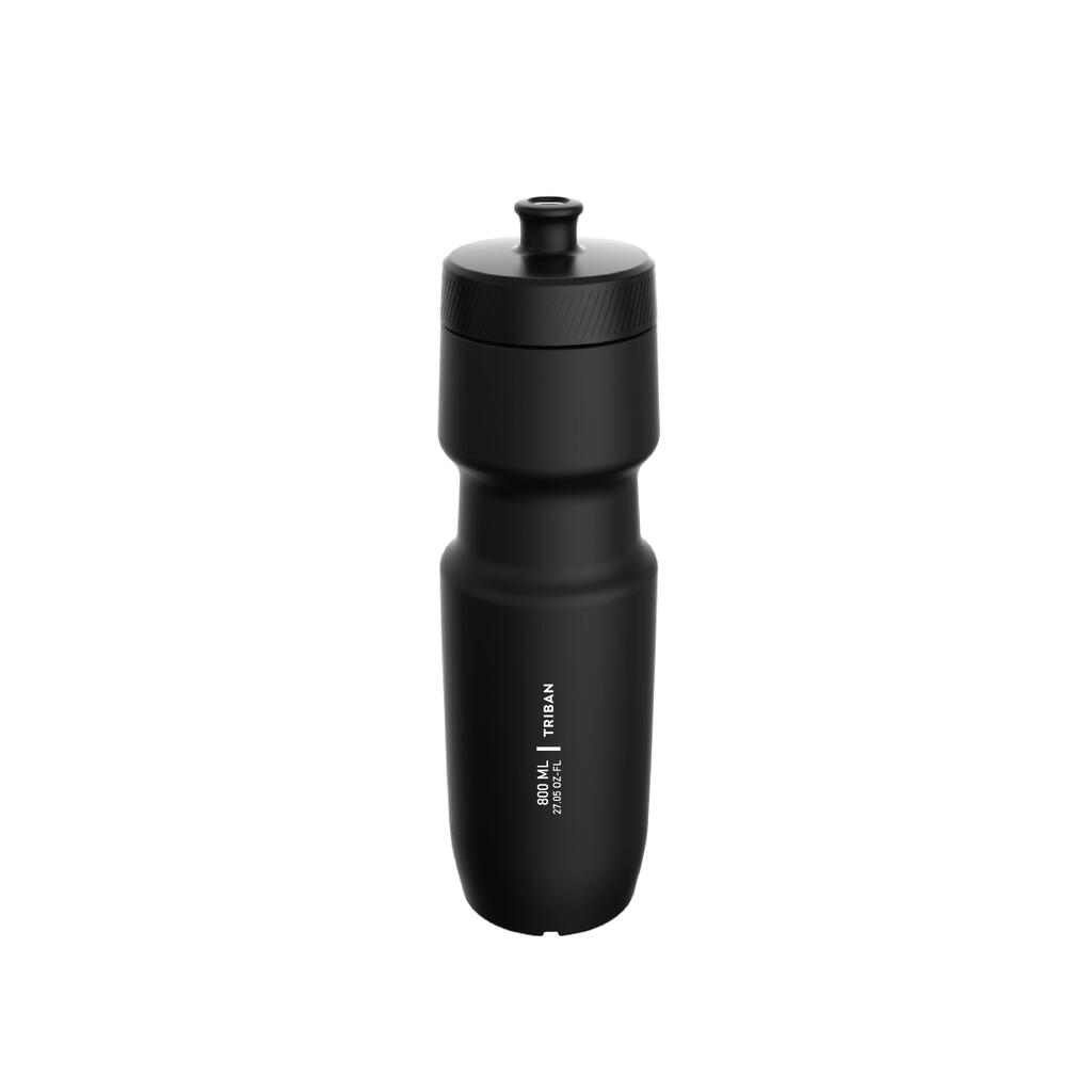 800 ml L Cycling Water Bottle SoftFlow - Black