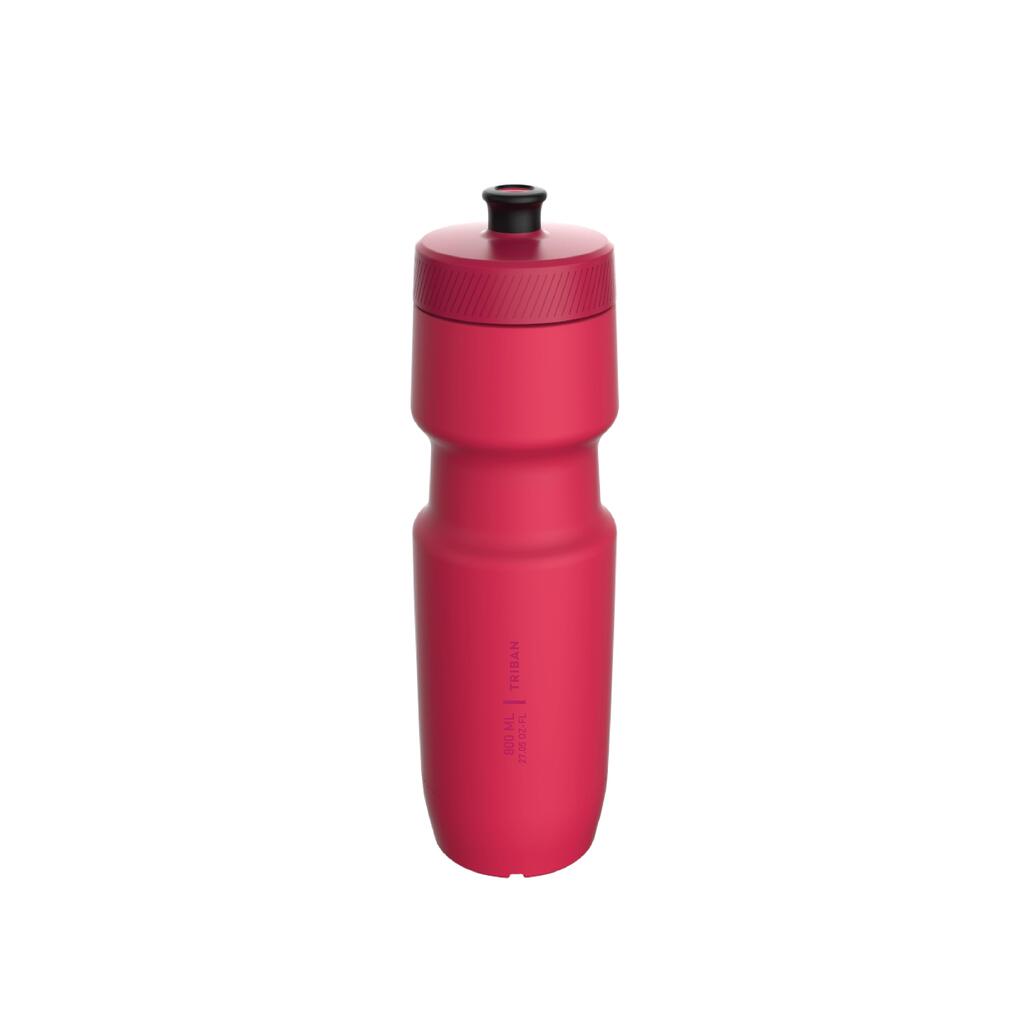 Ružičasta biciklistička flašica SOFTFLOW (800 ml)