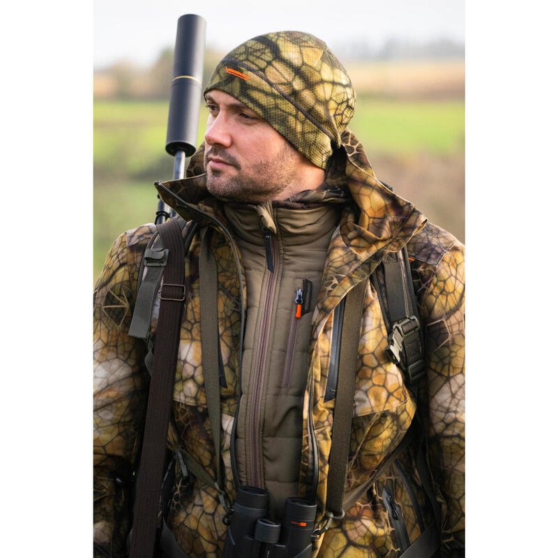 Bonnet Chasse Chaud Respirant Merinos camouflage Furtiv 900