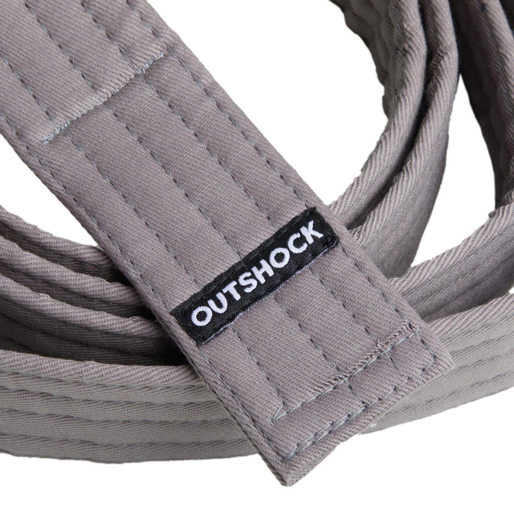 Kids' Brazilian Jiu-Jitsu Belt 500 - Grey