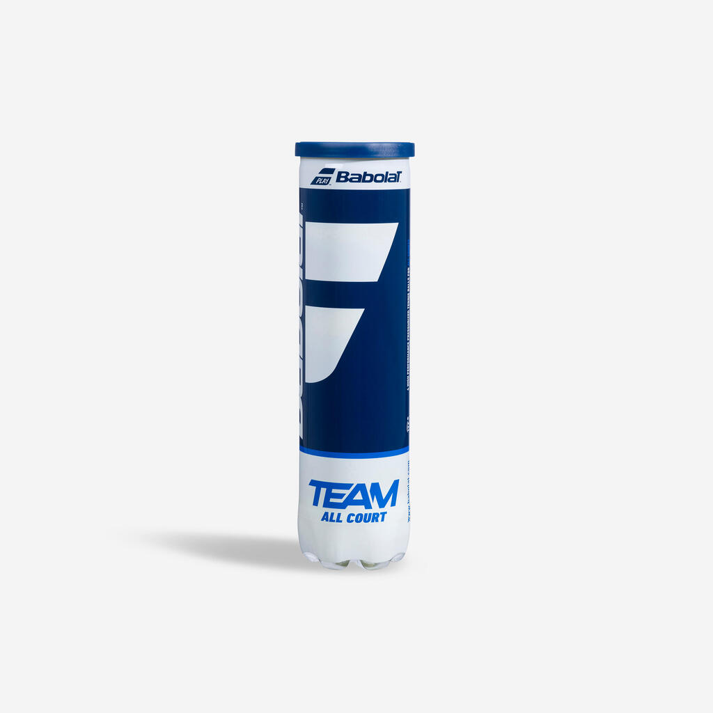 Tenisa bumbas “Team All-Court”, 4 gab, dzeltenas