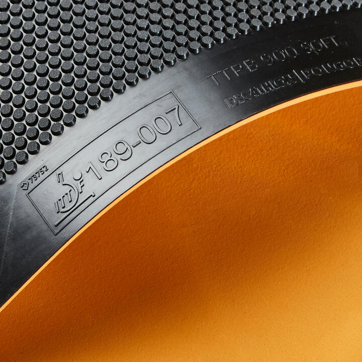 Table Tennis Rubber TTRB 900 Soft Pimples PONGORI Decathlon