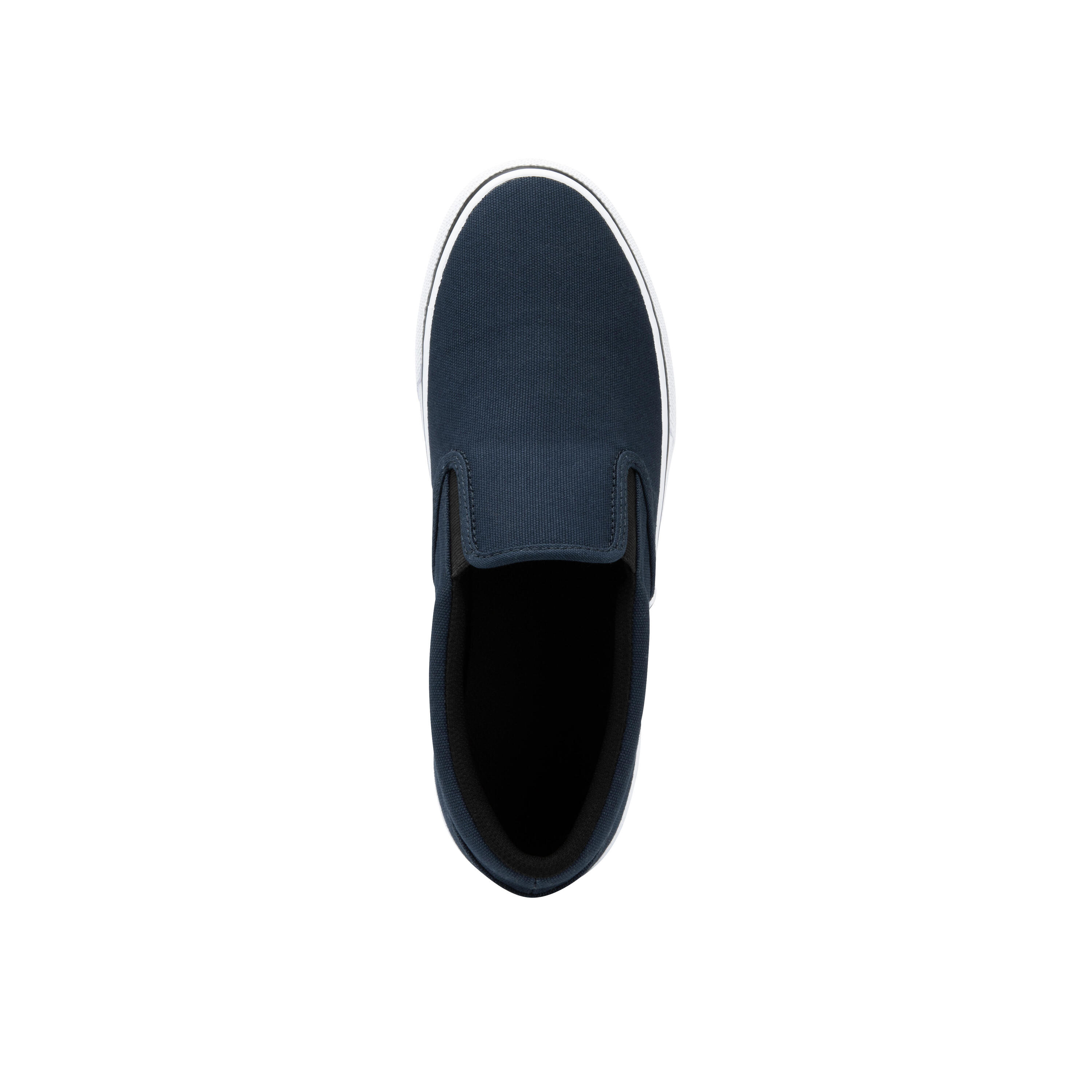 Slip-On Skateboarding Shoes Vulca 100 - Blue/White 7/15